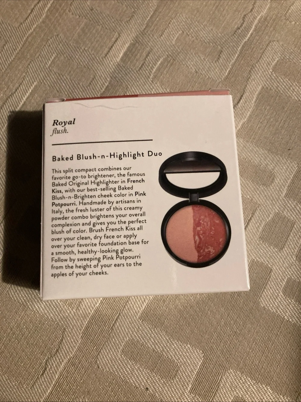 Laura Geller baked blush-n-highlight duo - Royal flush